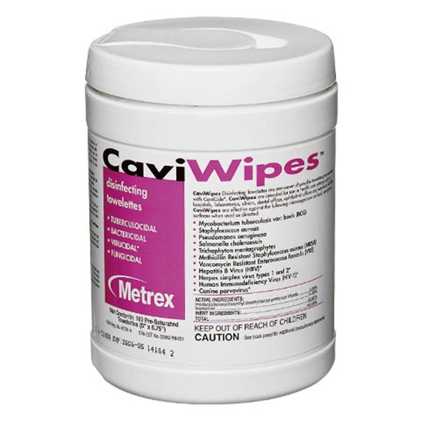 BOTE TOALLITAS CAVIWIPES 160UDS