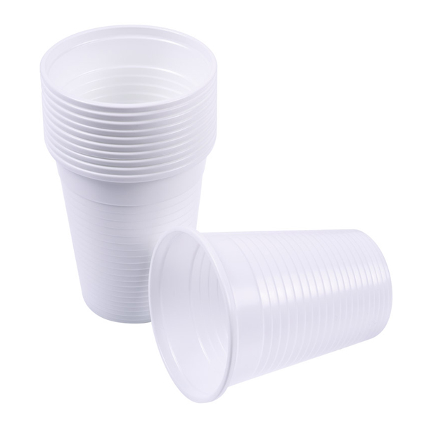 VASOS PLASTICO BLANCO