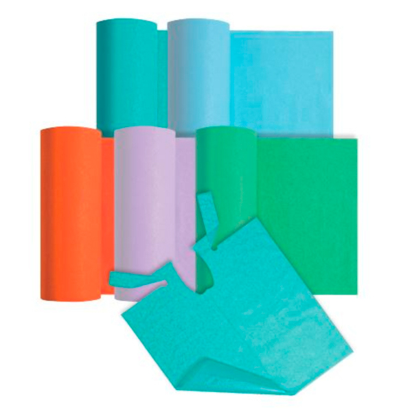 BABERO PAPEL-PLASTICO COLOR VERDE