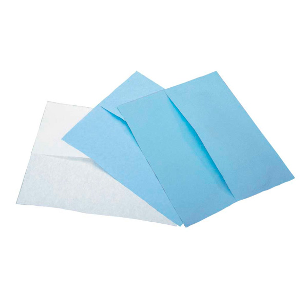 FUNDAS CABEZAL PAPEL 36x28cm AZUL